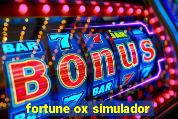 fortune ox simulador